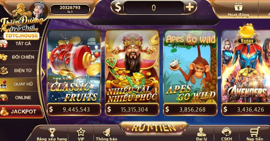 Hình ảnh máy đánh bạc (slot game) S 666